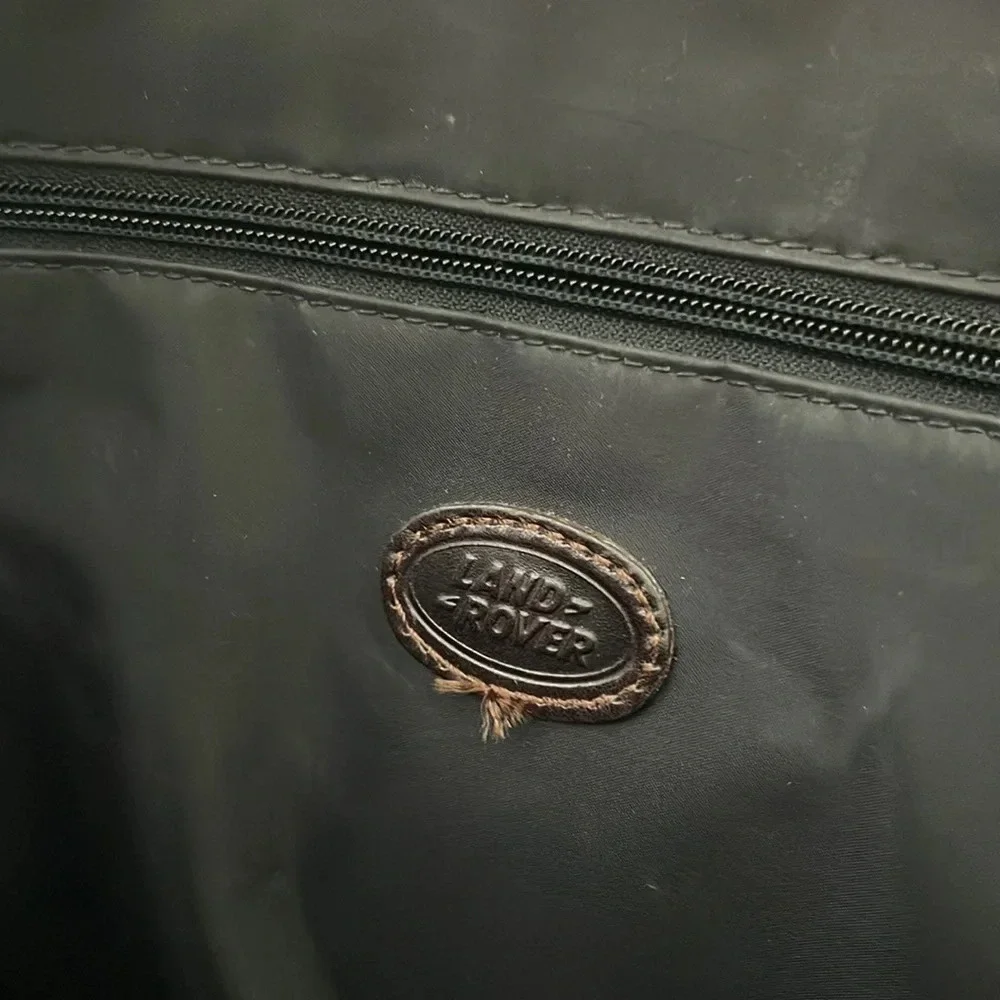 Vintage Land Rover Duffle Bag Messenger Bag  Shoulder Bag Leather Travel Case